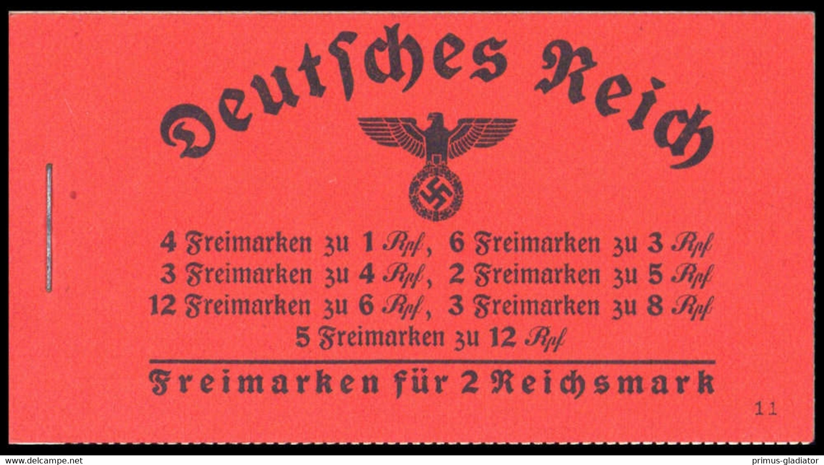 1940, Deutsches Reich, MH 39.1, ** - Markenheftchen