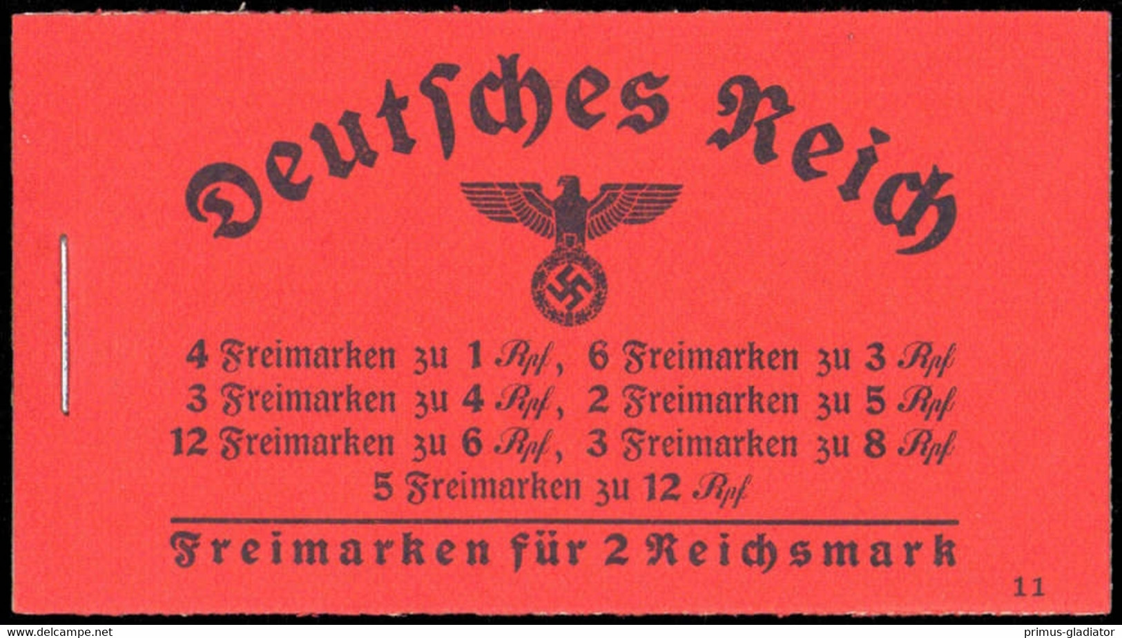 1940, Deutsches Reich, MH 39.1, ** - Markenheftchen