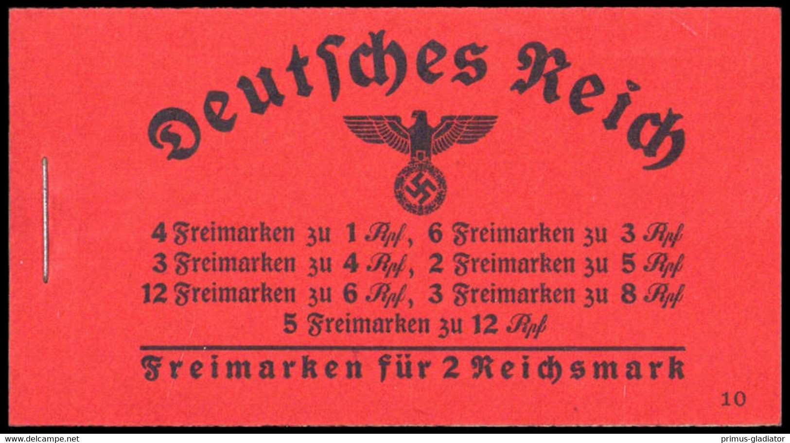 1939, Deutsches Reich, MH 38.2, ** - Postzegelboekjes