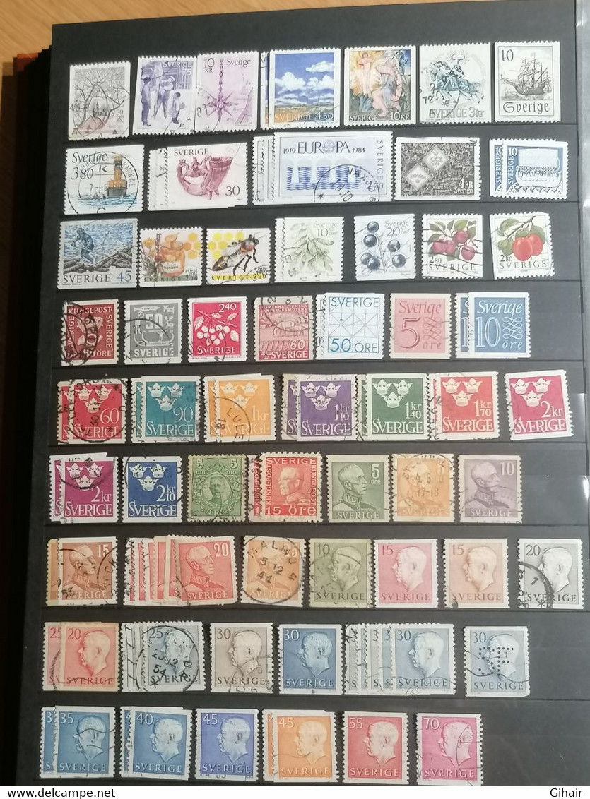 Timbres De Suède - Verzamelingen