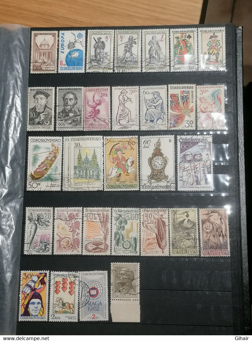 Timbres De Tchécoslovaquie - Collections, Lots & Séries