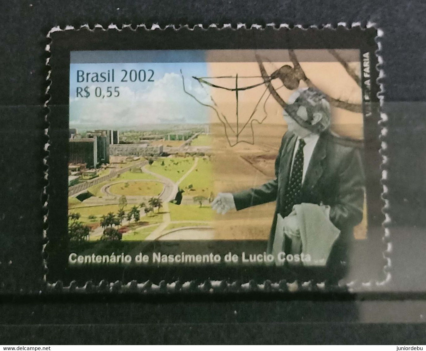 Brasil  - 2002  - The 100th Anniversary Of The Birth Of Lucio Costa, - USED. ( D) - Oblitérés