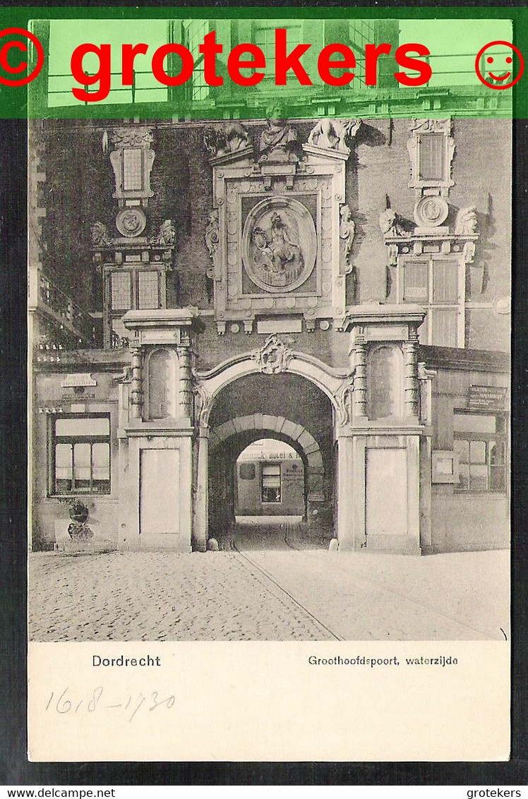 DORDRECHT Groothoofdspoort Waterzijde 1914 - Dordrecht