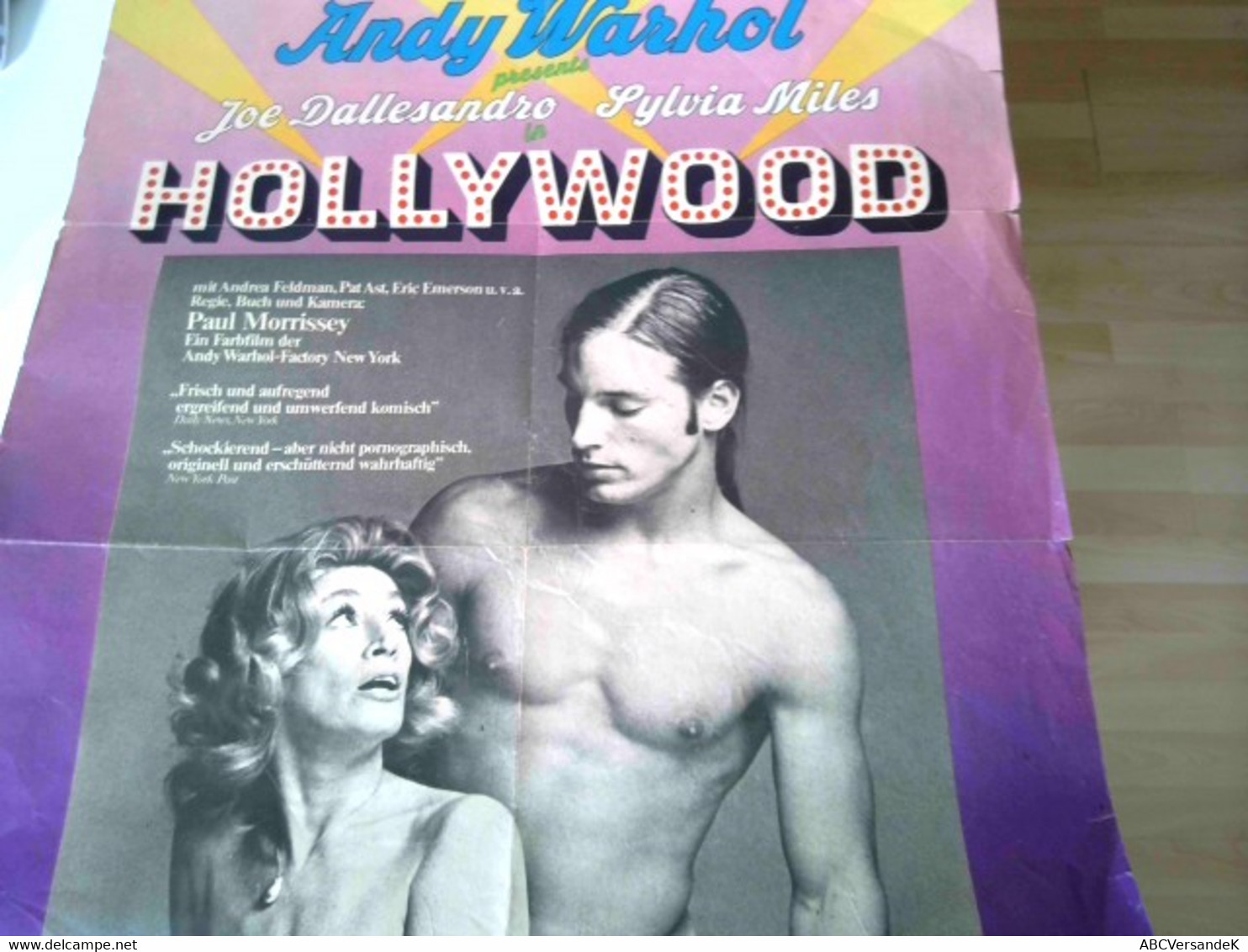 Filmplakat: Hollywood. Andy Warhol Presents Joe Dallesandro & Sylvia Miles In Hollywood - Cine