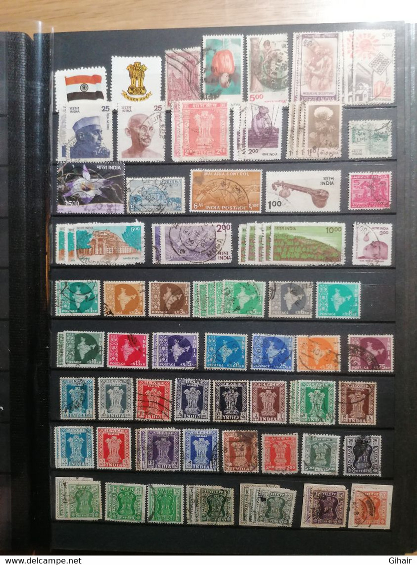 Timbres D'Inde - Collections, Lots & Séries