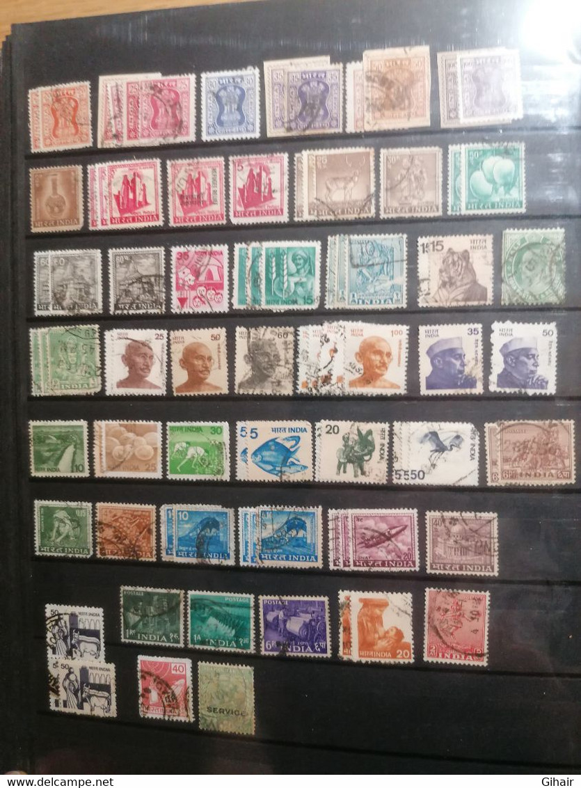 Timbres D'Inde - Collections, Lots & Séries