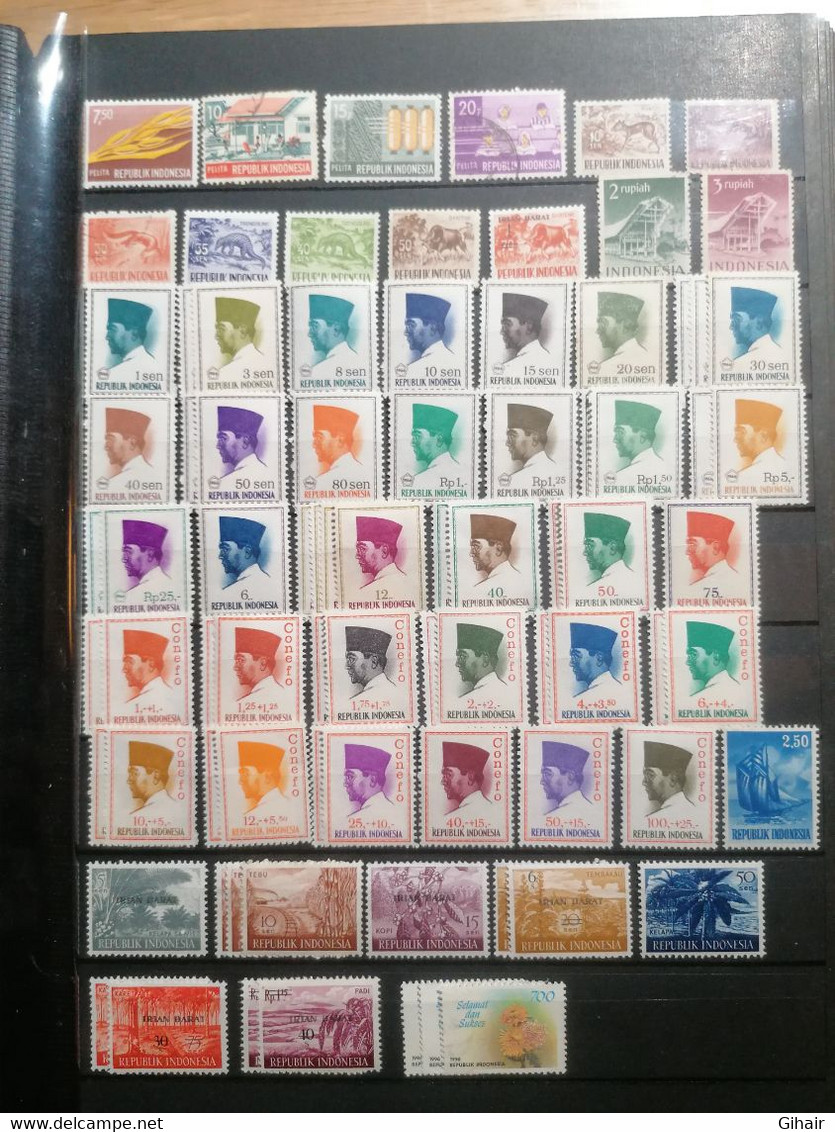 Timbres D'Indonésie - Colecciones & Series