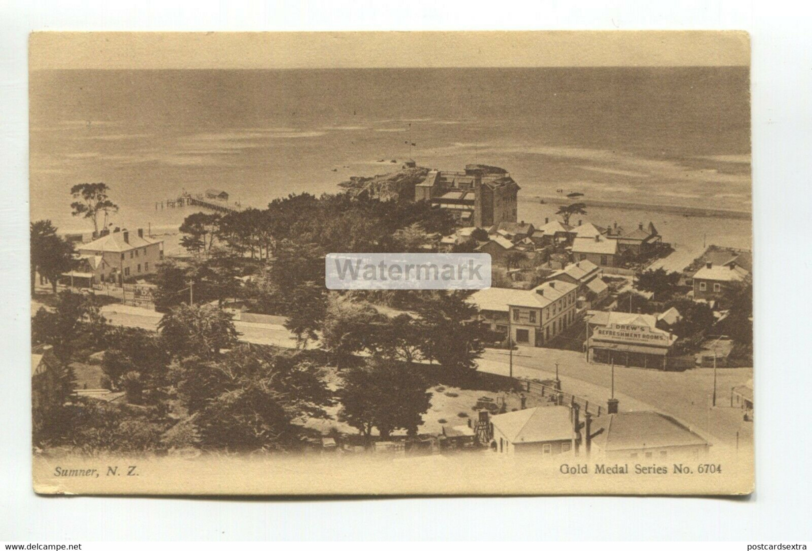 Sumner, New Zealand - Old Postcard, Sent To Tunbridge Wells Post Office, Kent - Nouvelle-Zélande