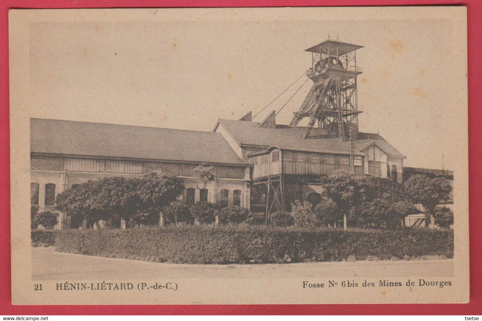 Hénin-Liétard - Fosse N° 6 Bis Des Mines De Dourges ( Voir Verso ) - Henin-Beaumont