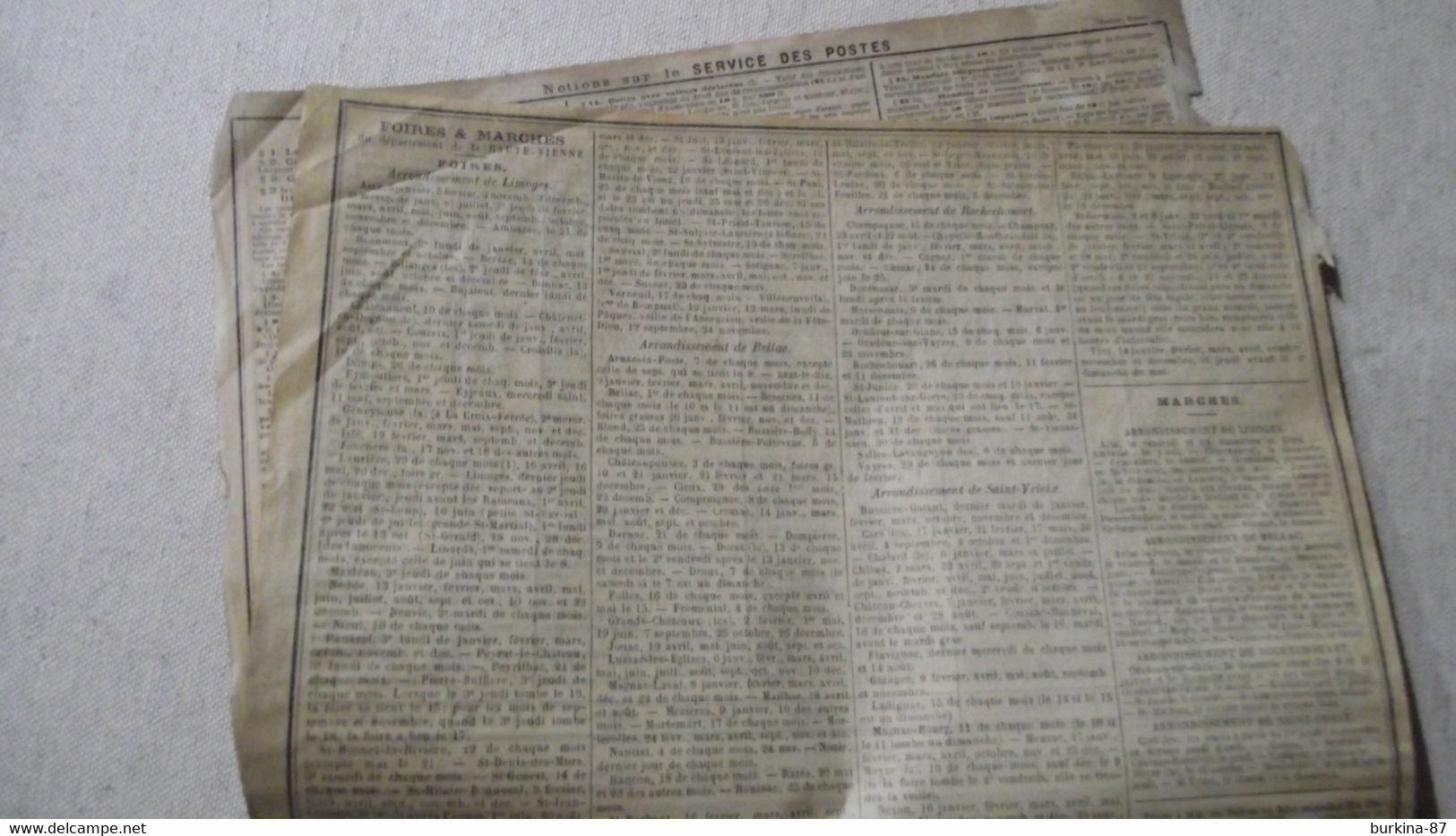 Calendrier, ALMANACH Des Postes Et Télégraphe, 1904,  HTE VIENNE - Grand Format : 1901-20