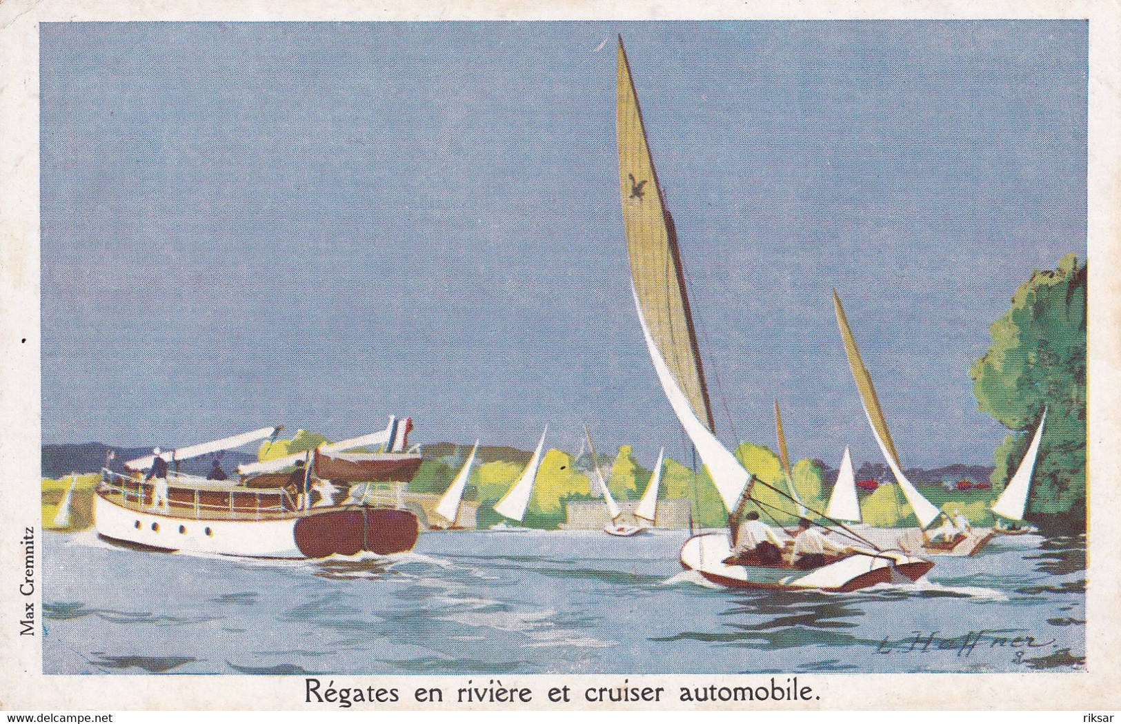 ILLUSTRATEUR HAFFNER(BATEAU DE VOILIER) - Haffner