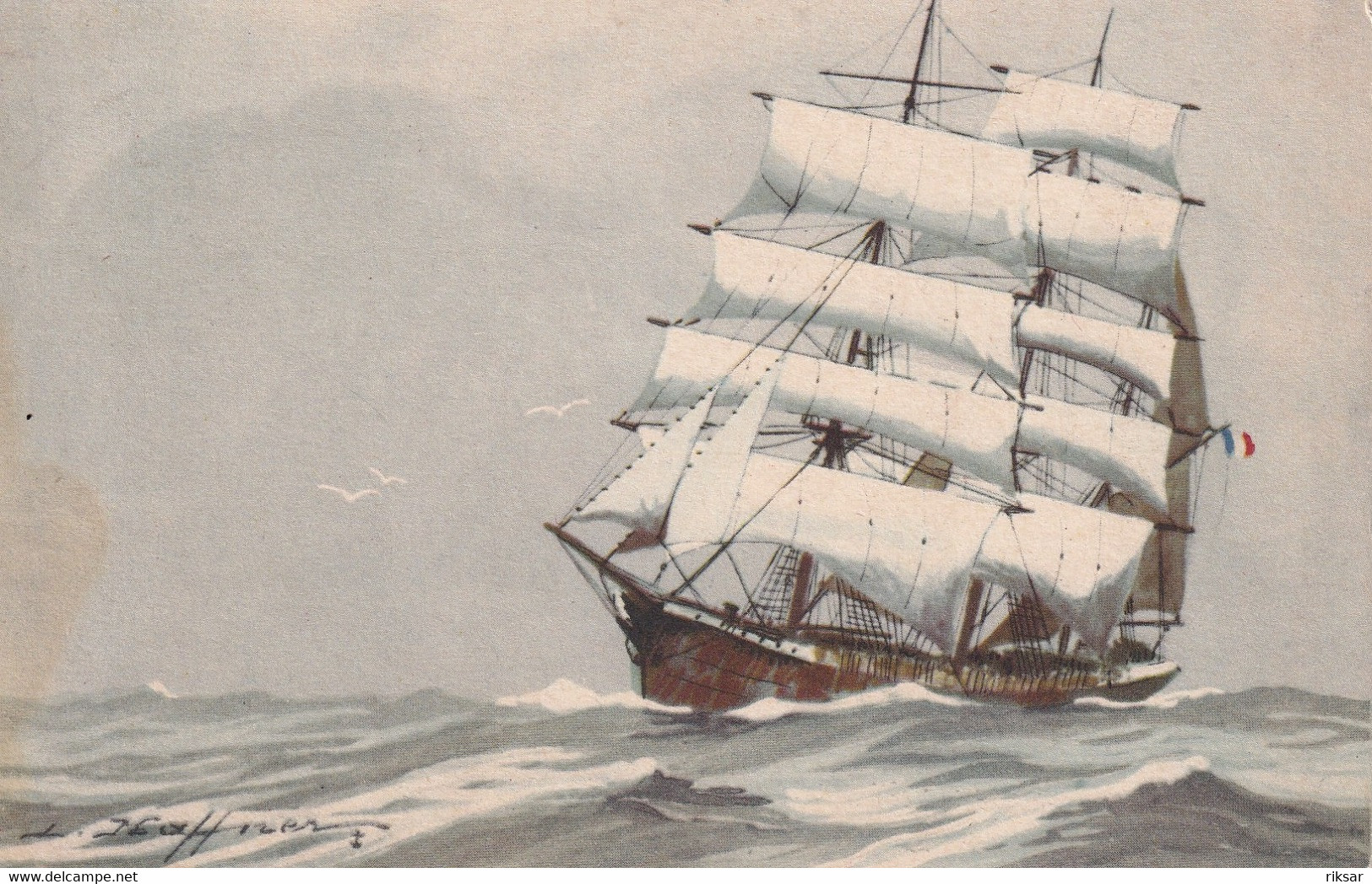 ILLUSTRATEUR HAFFNER(BATEAU DE VOILIER) - Haffner