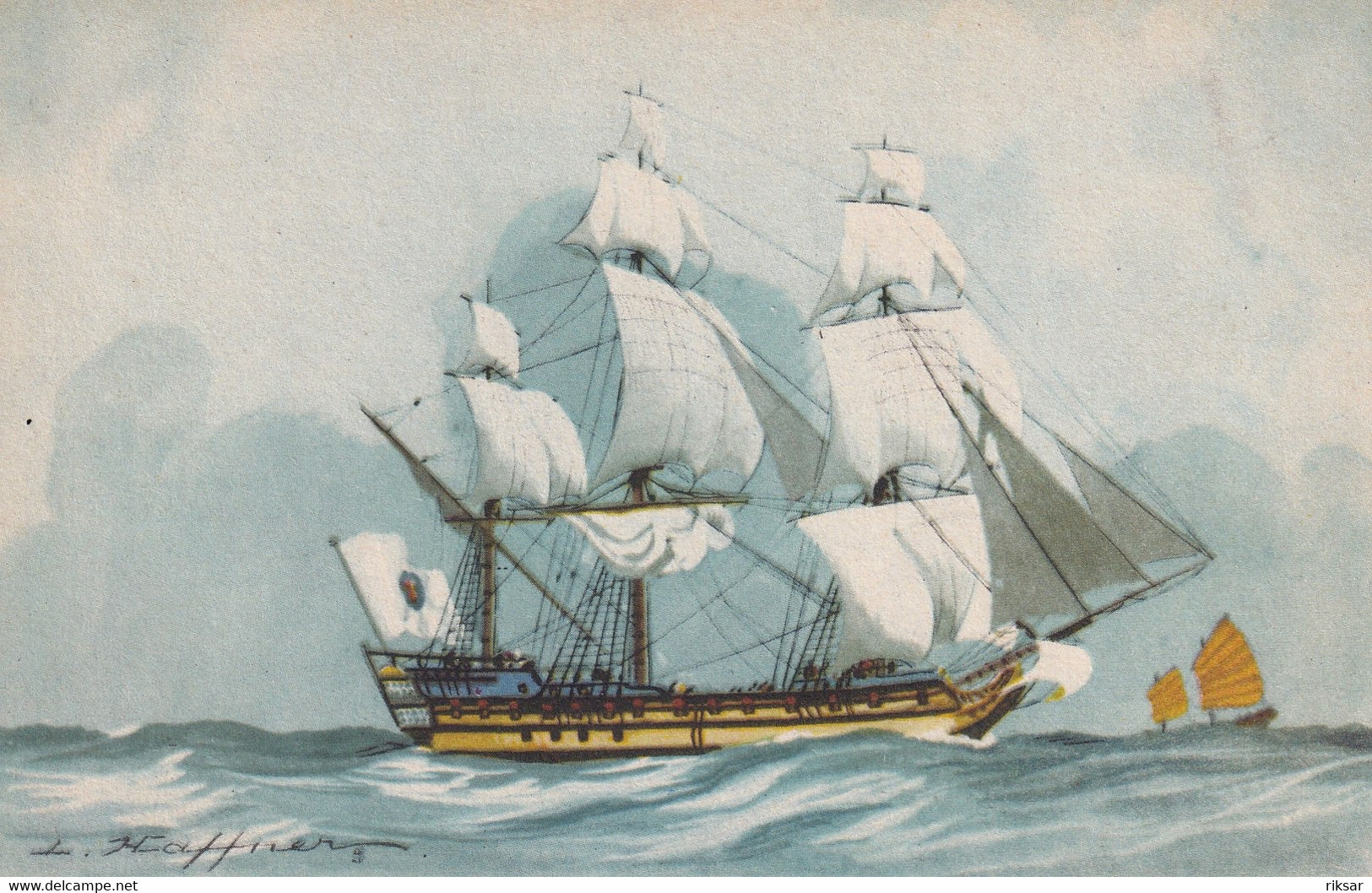 ILLUSTRATEUR HAFFNER(BATEAU DE VOILIER) - Haffner