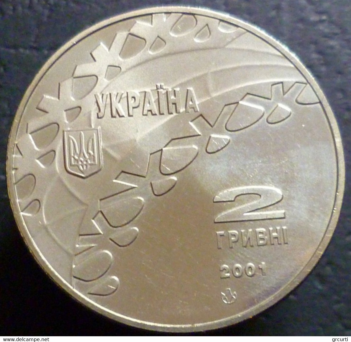 Ucraina - 2 Hryvni 2001 - Olimpiadi Invernali "Usa 2002" - Pattinaggio Artistico - KM# 148 - Ukraine