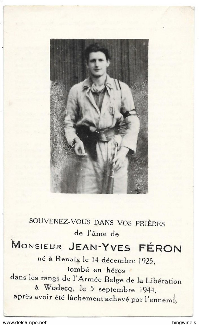 Féron J.y. (gesneuveld Ronse -1925 -wodecq 1944) - Religion & Esotericism