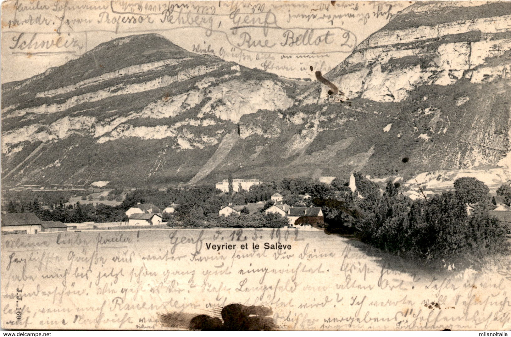 Veyrier Et Le Saleve (160) * 12. 5. 1902 - Veyrier