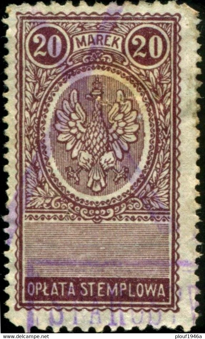 Pays : 390,02 Pologne : Fiscaux  (Colnect N° : PL R 29 ) - Used Stamps