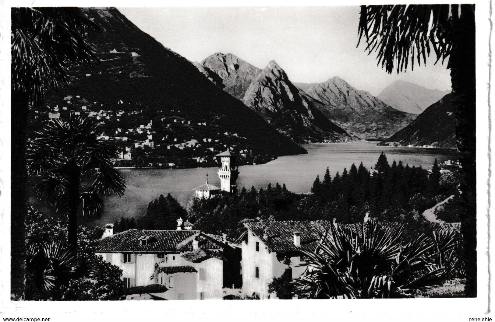 Lugano - Paradiso E Sfondo Di Porlezza - Paradiso