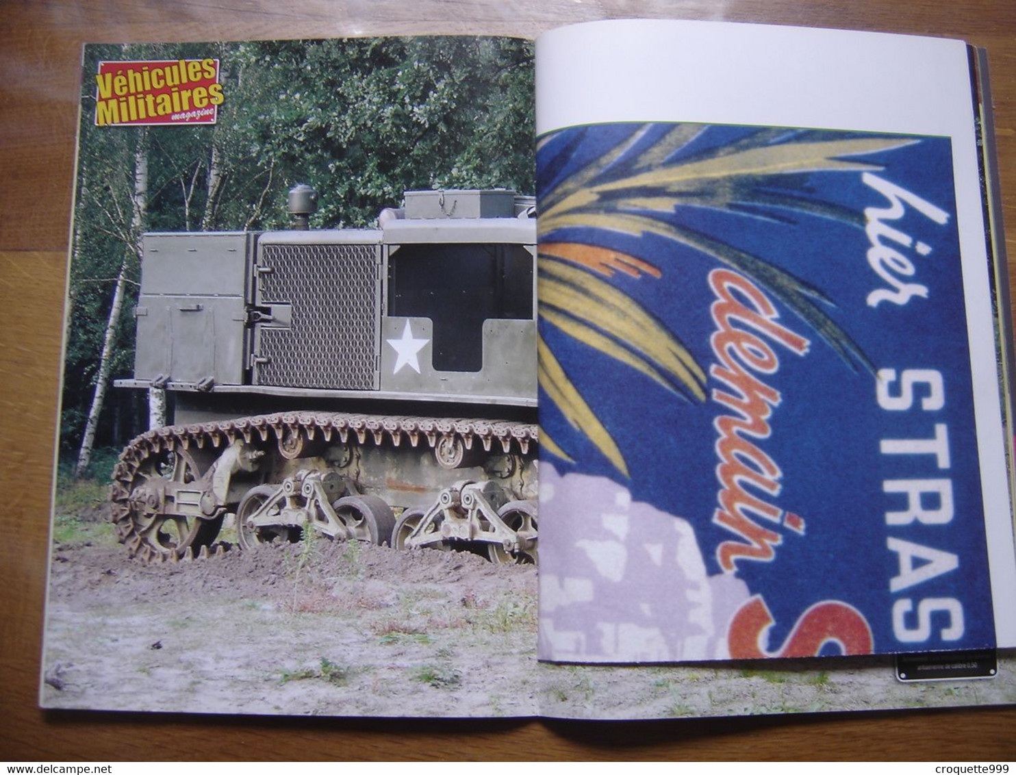 VEHICULES MILITAIRES MAGAZINE 44 Materiel Armee Sommaire En Photo AFFICHE POSTER - Weapons