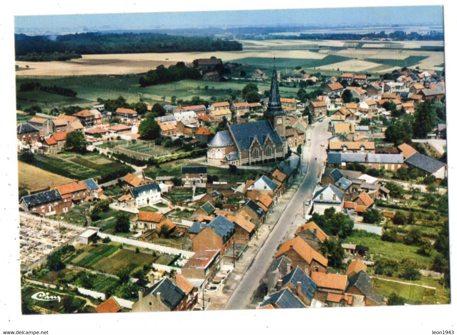 00374-LE-59-MARCOING-Vue Générale Aérienne - Marcoing