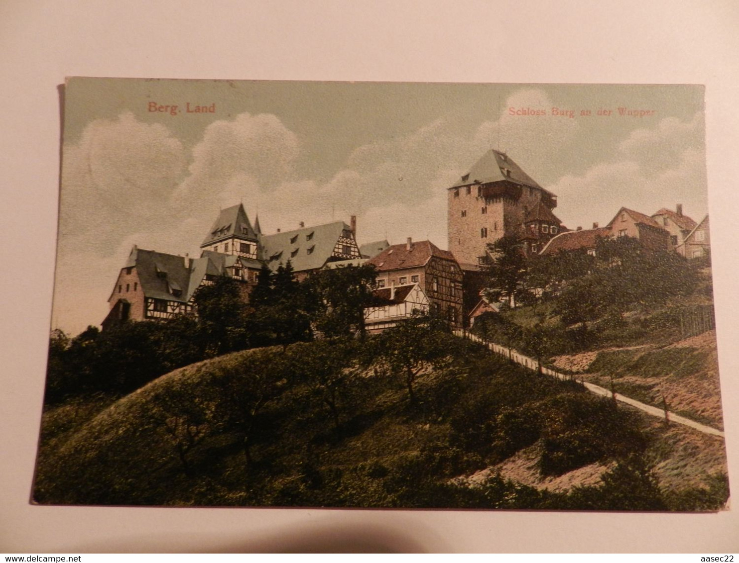 Oude Postkaart Van Duitsland  -     Berg.Land   -    1912 - Bergheim