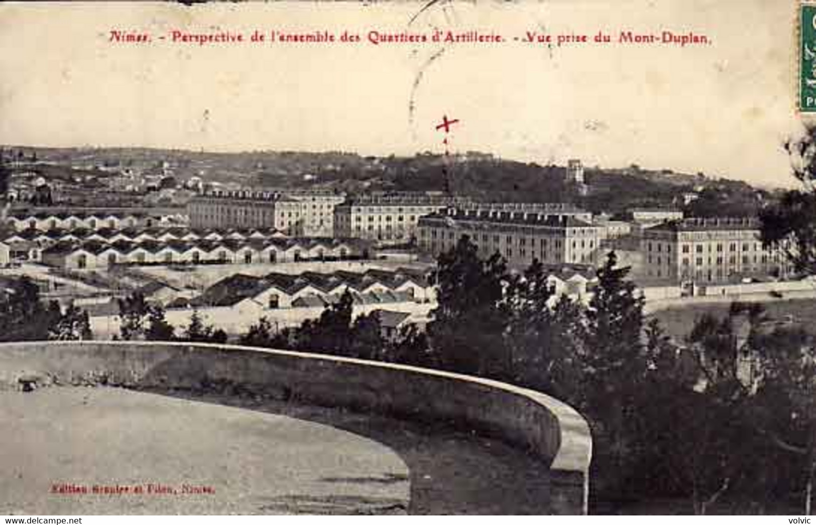 30 - NIMES - Perspective De L'ensemble Des Quartiers D'Artillerie - Vue Prise Du Mont-Duplan - - Notre-Dame-de-la-Rouvière