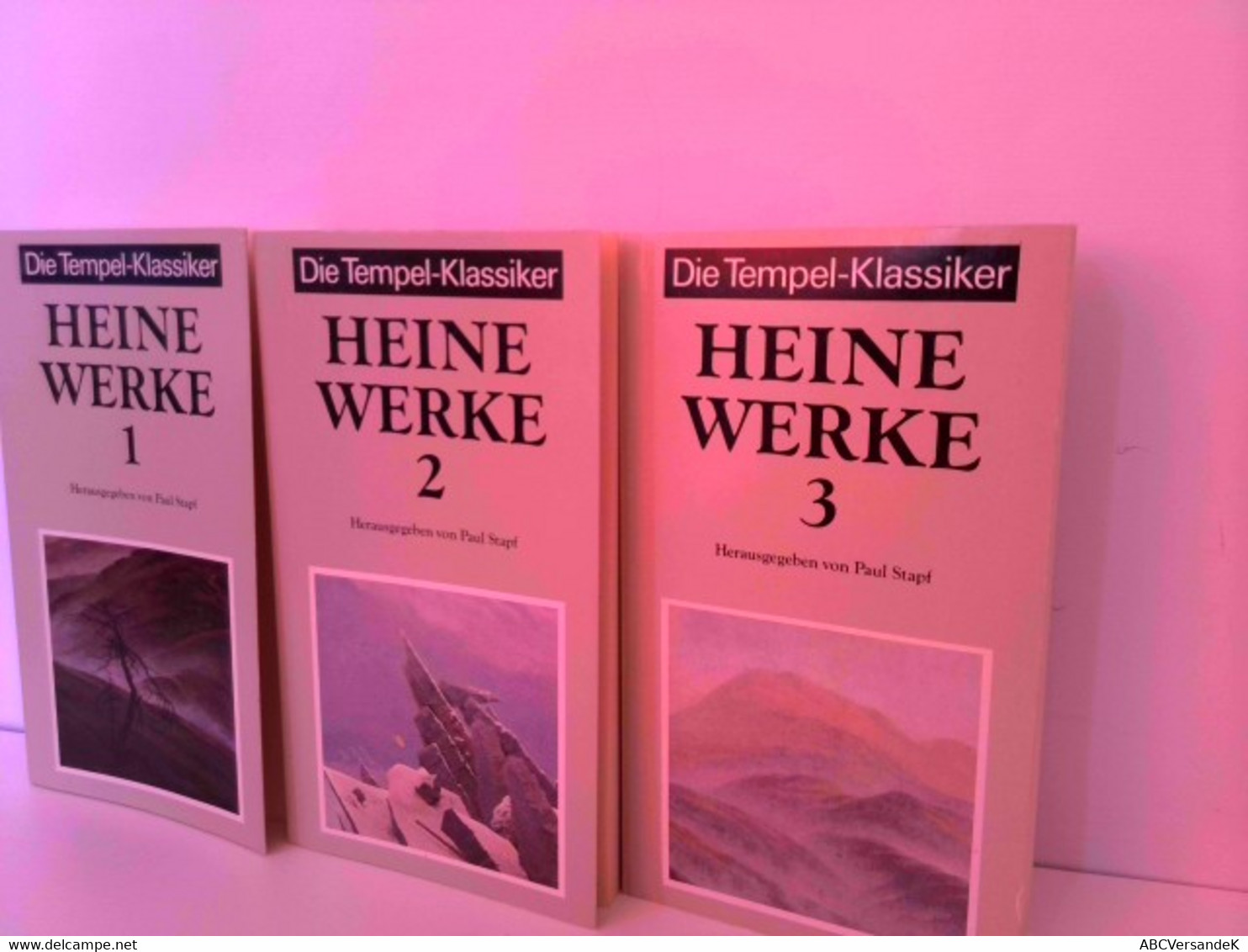 Konvolut Bestehend Aus 3 Bänden Zum Thema: Heine Werke. Die Tempel Klassiker (kpl). - Duitse Auteurs