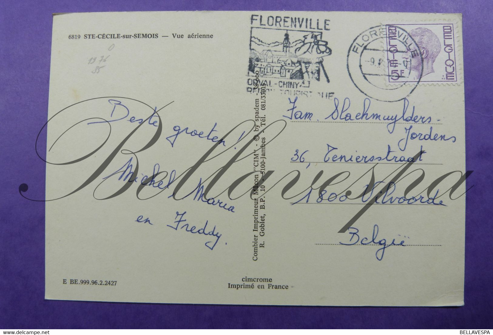 Ste Cécile Sur Semois.    Vue Aérienne - Florenville