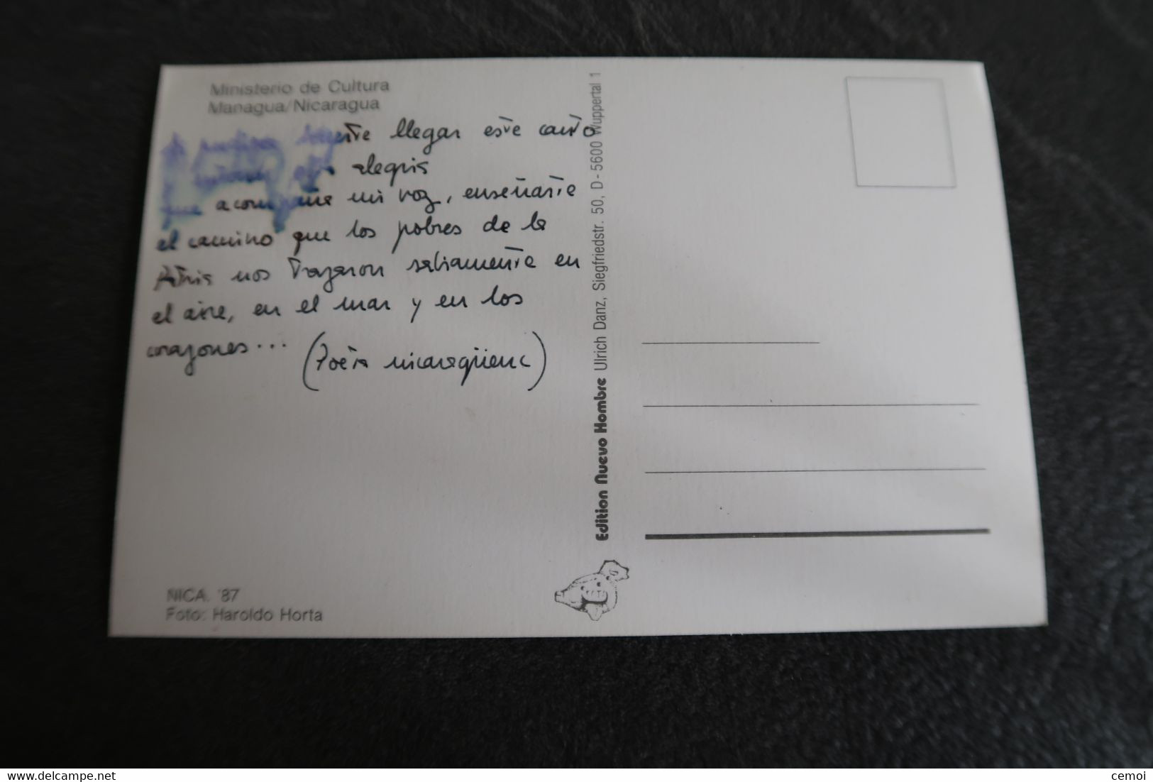 CP - Cueillette Du Coton - NICARAGUA Ministerio De Cultura - Managua - Nicaragua