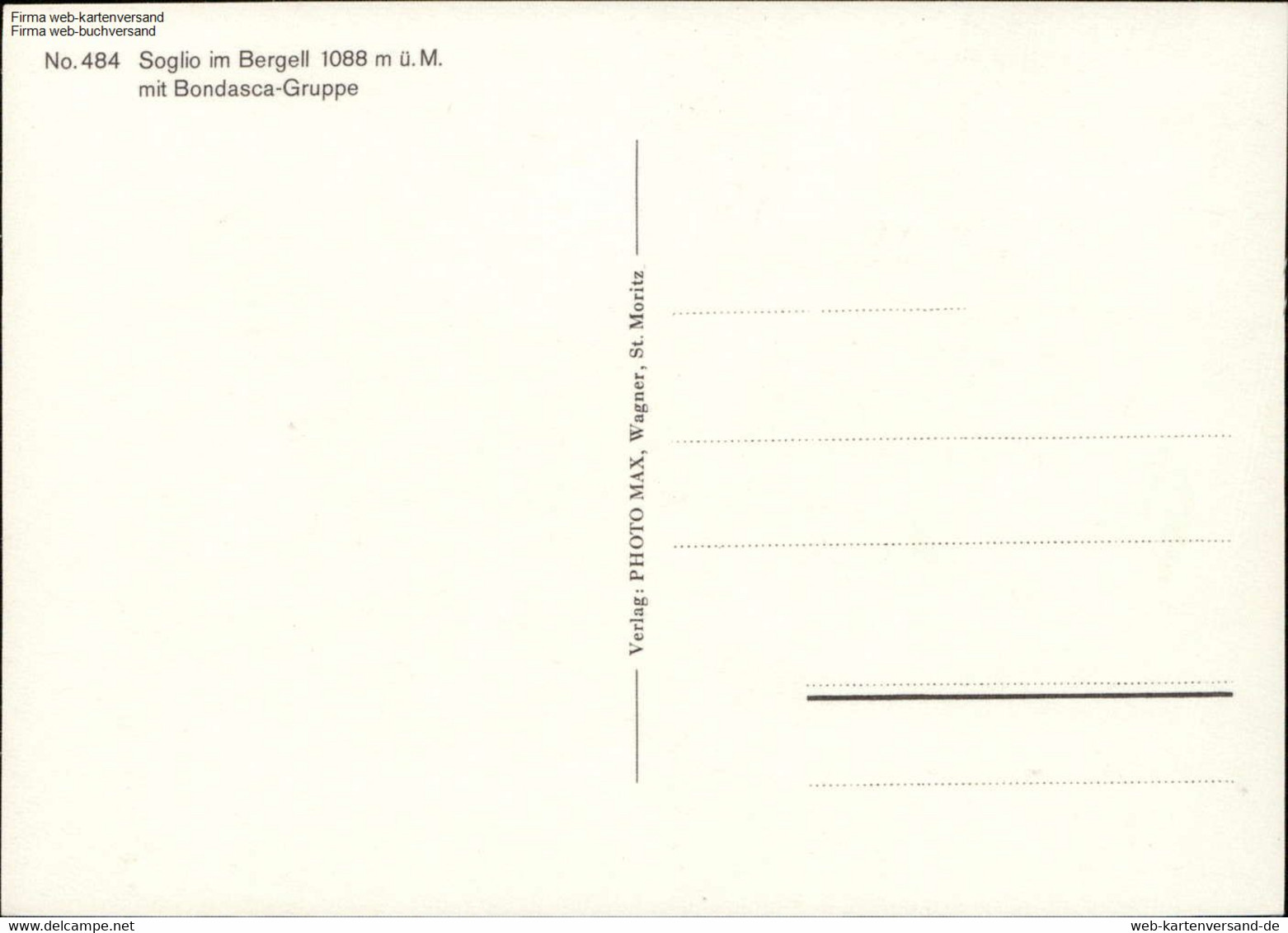 1119771  Soglio Im Bergell Mit Bondasca-Gruppe - Soglio