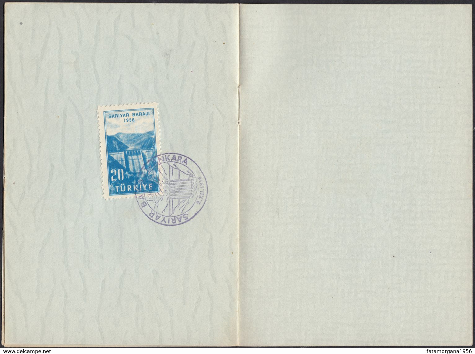 TURCHIA - 1956 - Opuscolo Dell'Amministrazione Generale Delle Poste - Carnets