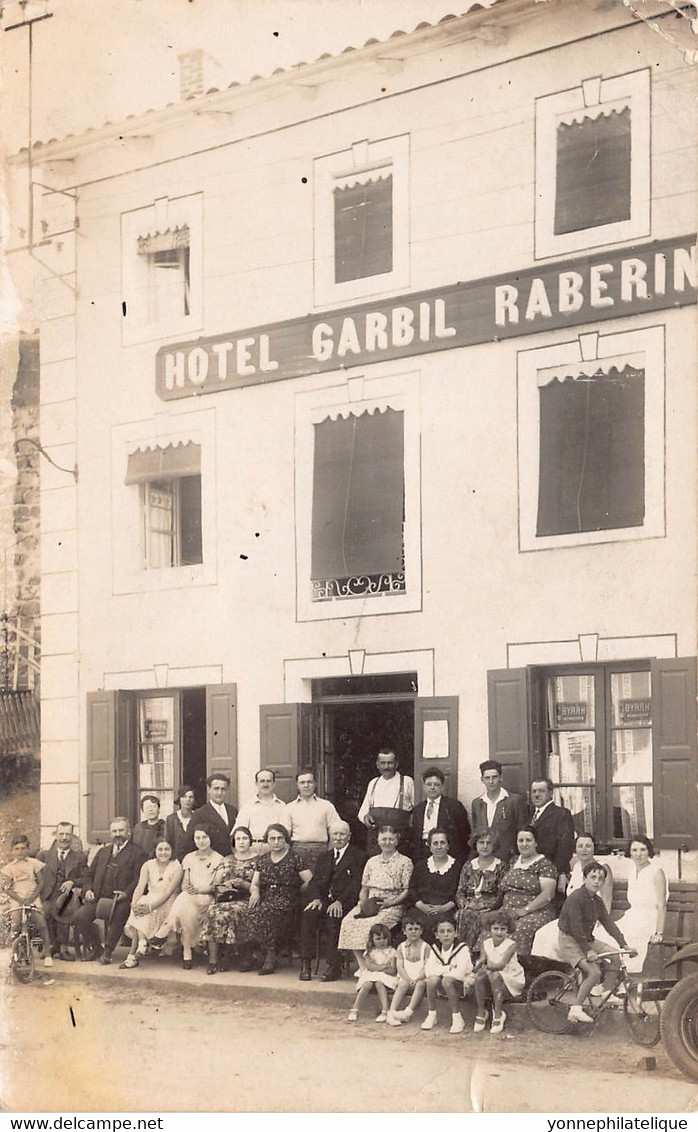 48 - LOZÈRE - Carte Photo à Identifer - Hotel "Garbil Raberin"? (10039) - Otros & Sin Clasificación