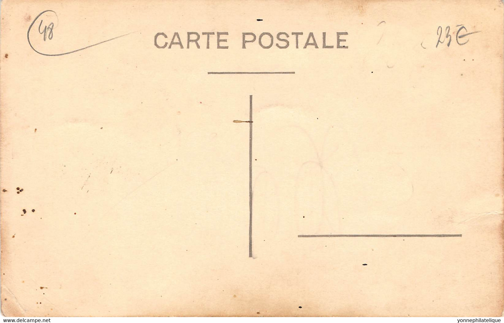 48 - LOZÈRE - Carte Photo à Identifer - Hotel "Garbil Raberin"? (10039) - Altri & Non Classificati