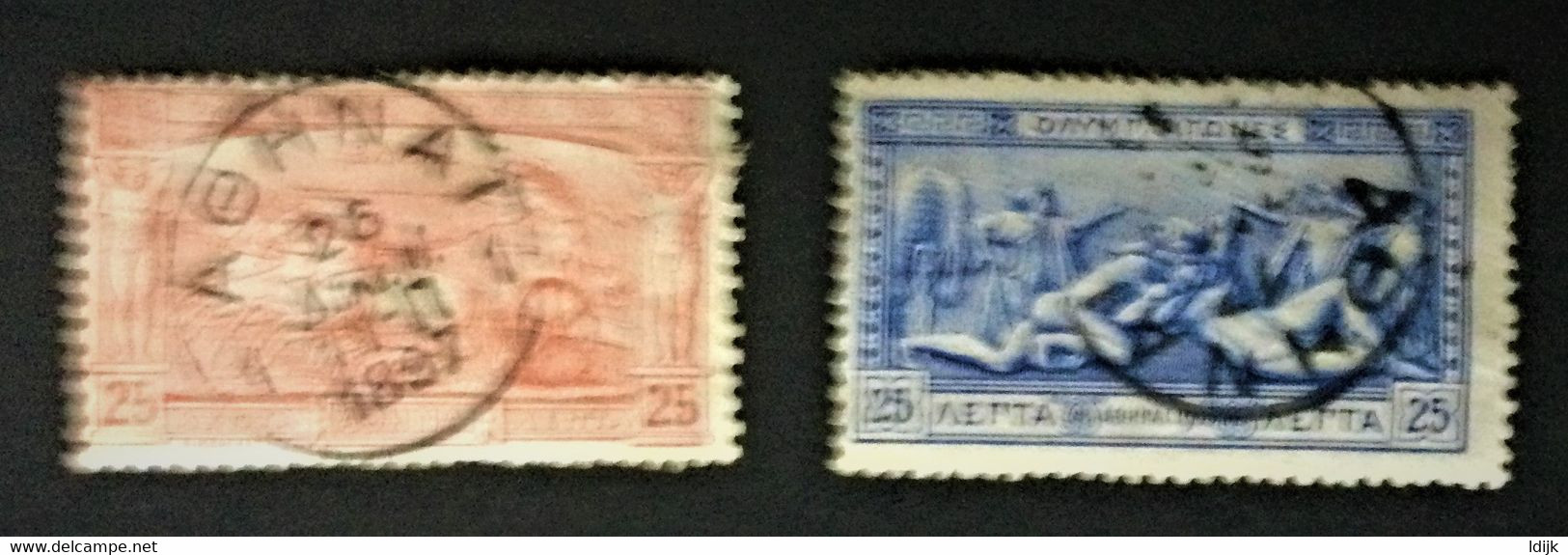 1896-1906 Olympische Spiele Mi. 101, 150 - Gebraucht