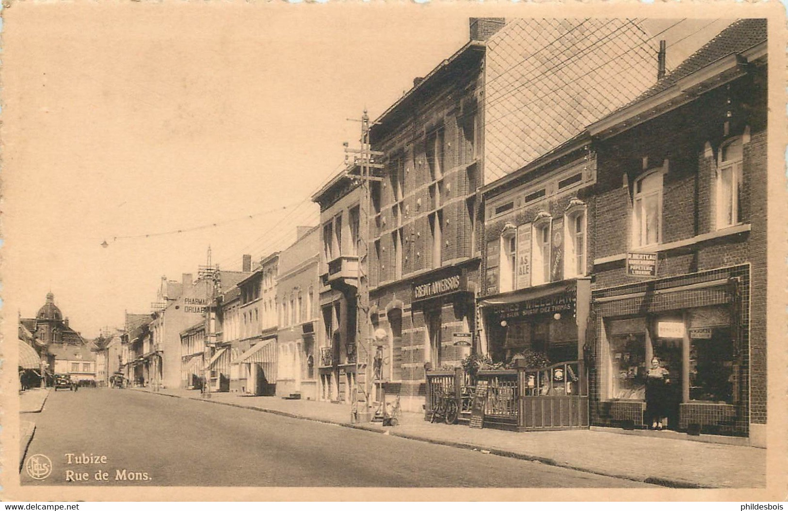 BELGIQUE  TUBIZE   Rue De Mons - Tubeke