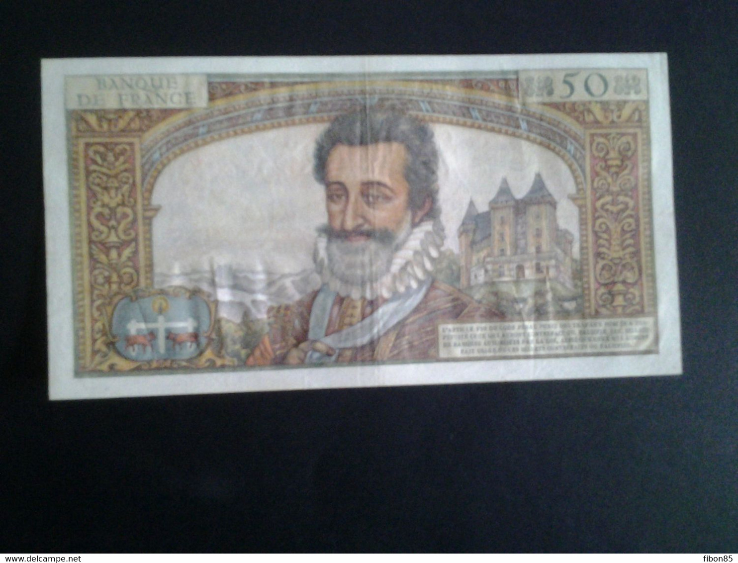 50 NF HENRI IV DU  2-7-1959  ALPHABET E.20  N° 83376 - 50 NF 1959-1961 ''Henri IV''