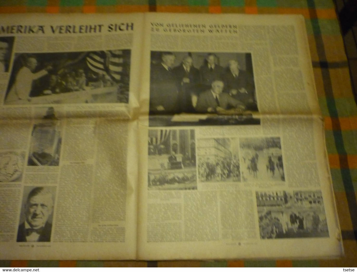 Journal De Propagante Allemand DAS REICH édité Par Le Parti National-socialiste - Janvier 1941 N°3 - Tedesco