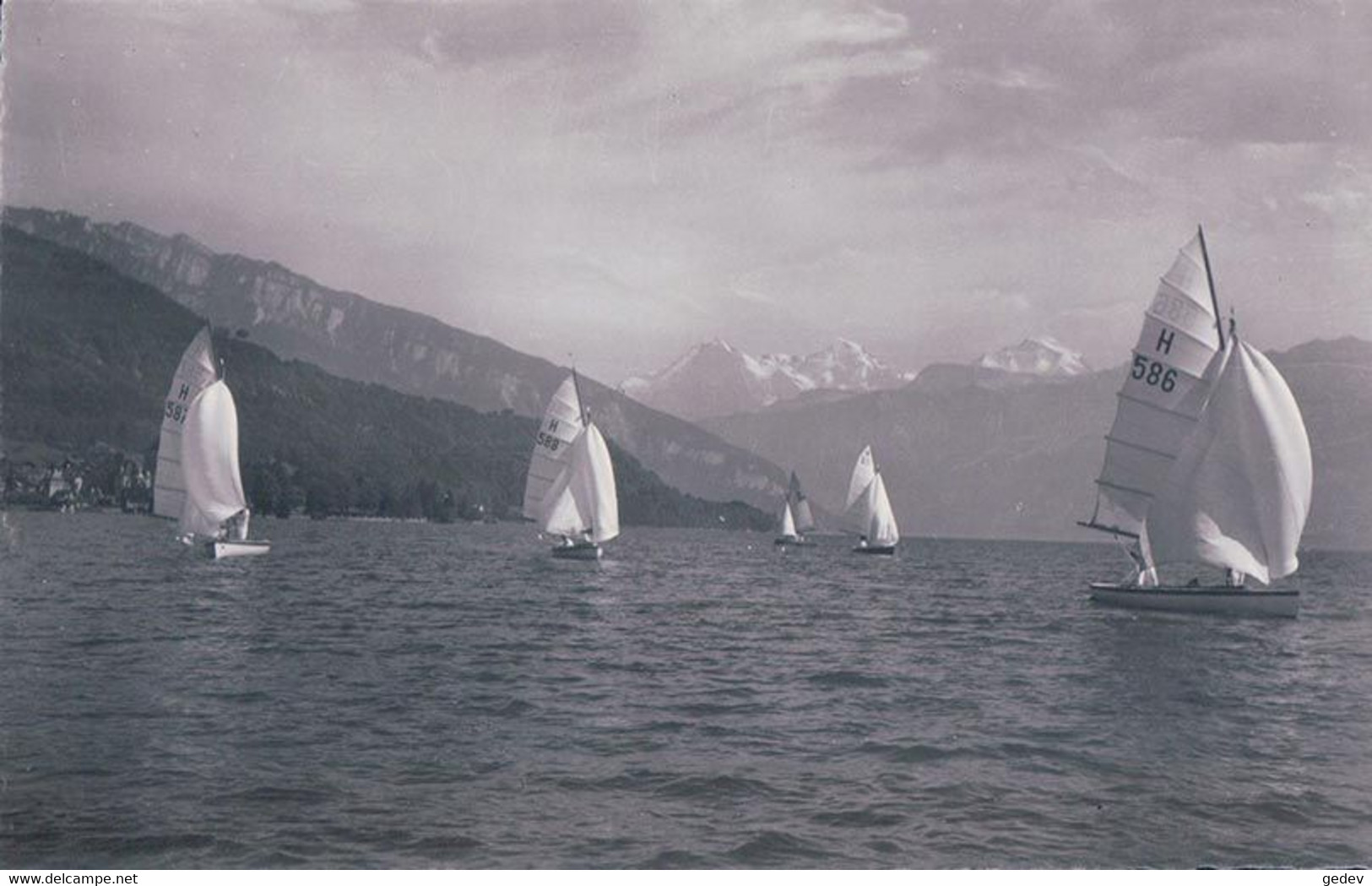 Régates Sur Le Lac De Thoune (2933) - Wasserski