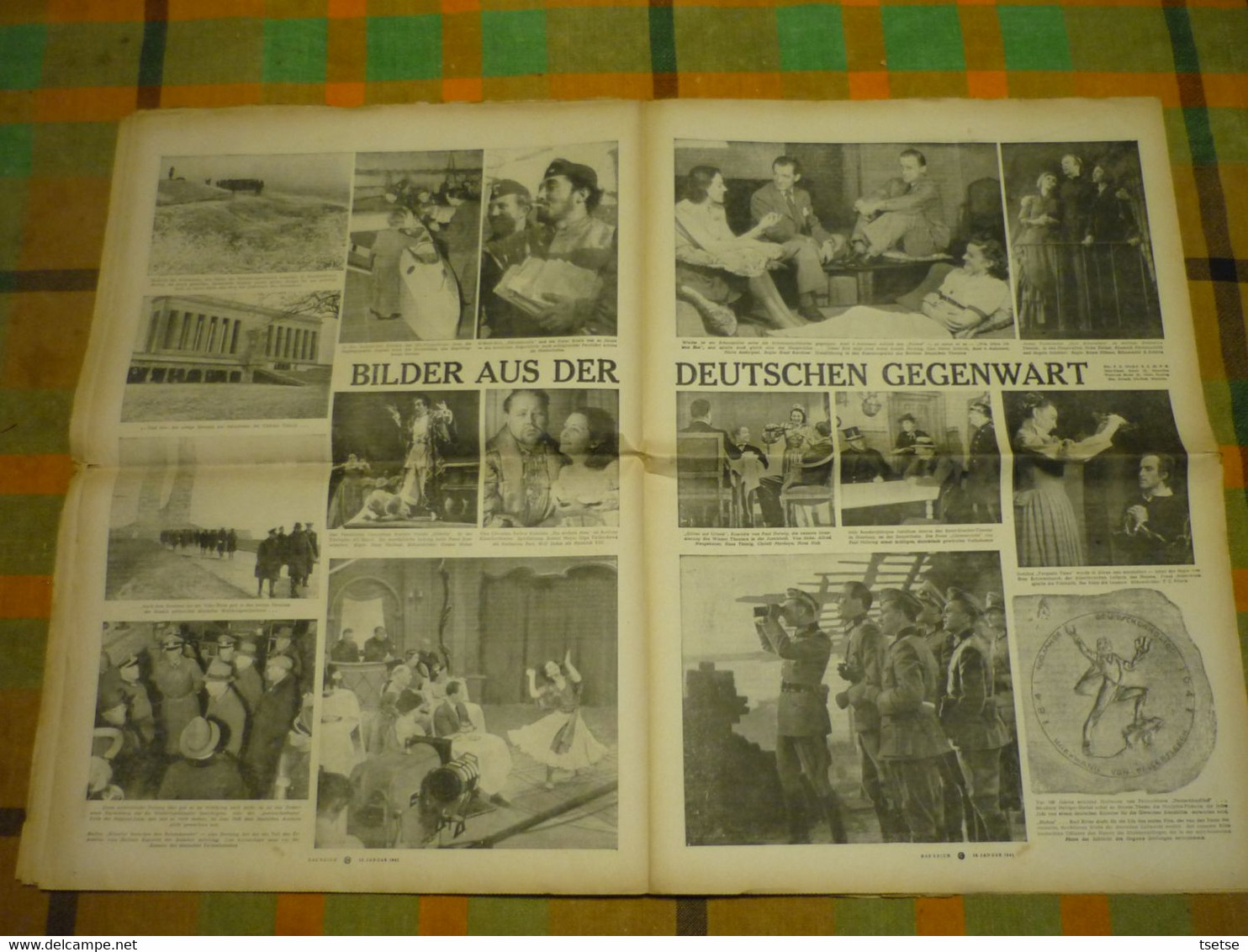 Journal De Propagante Allemand DAS REICH édité Par Le Parti National-socialiste - Janvier 1941 N°2 - Deutsch