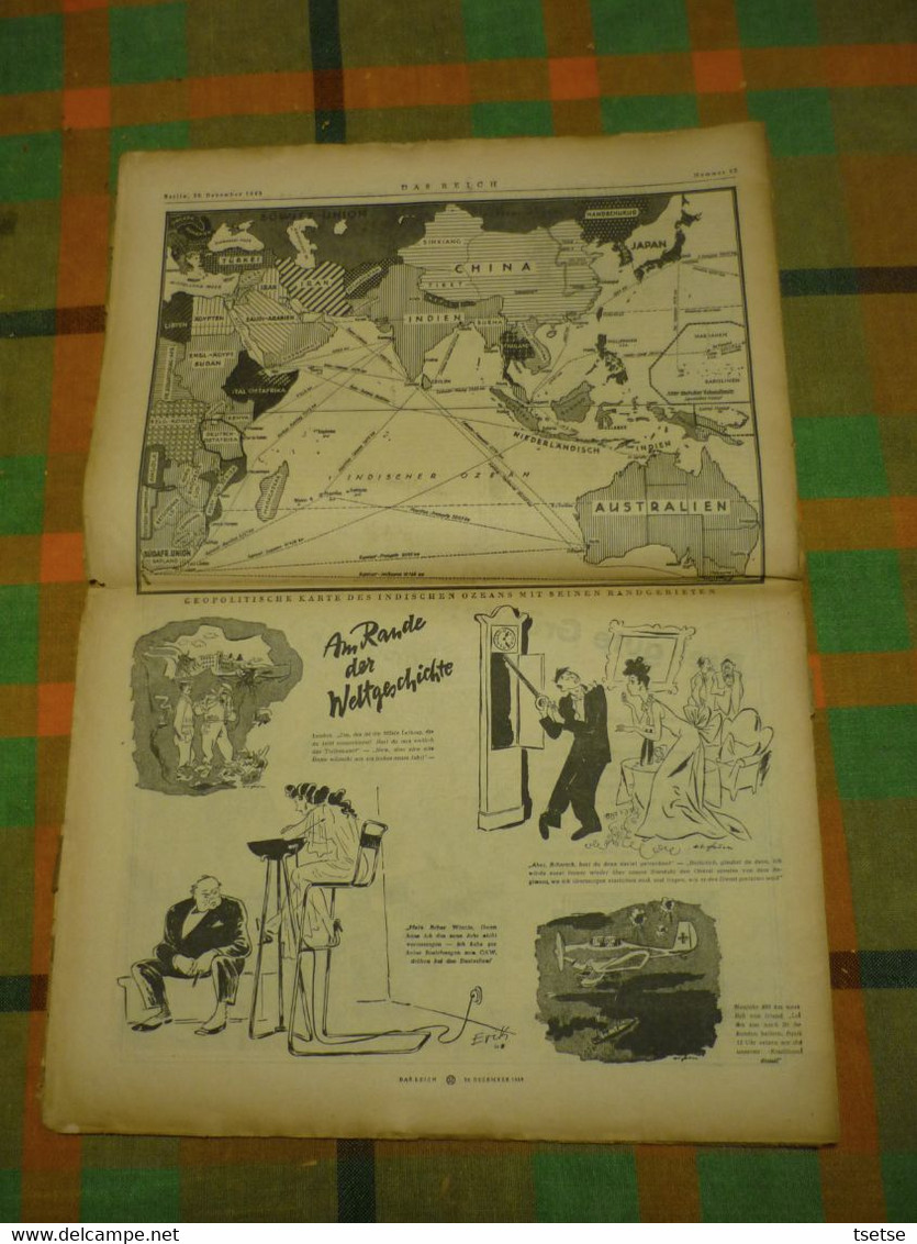 Journal De Propagante Allemand DAS REICH édité Par Le Parti National-socialiste - Février 1941 N°6 - Tedesco