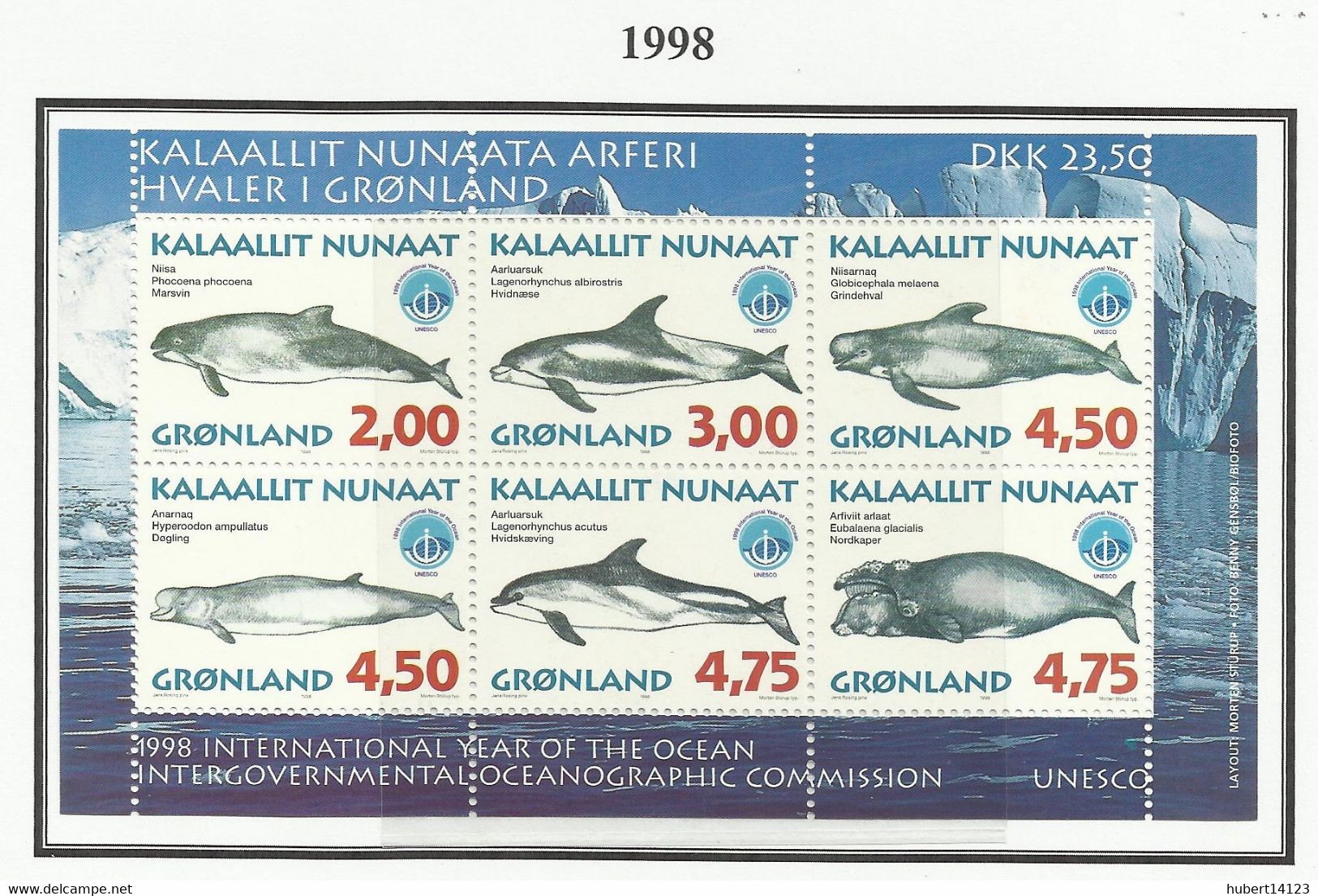 GROENLAND 1998 N°294 à 309 + Blocs BF - Sonstige & Ohne Zuordnung