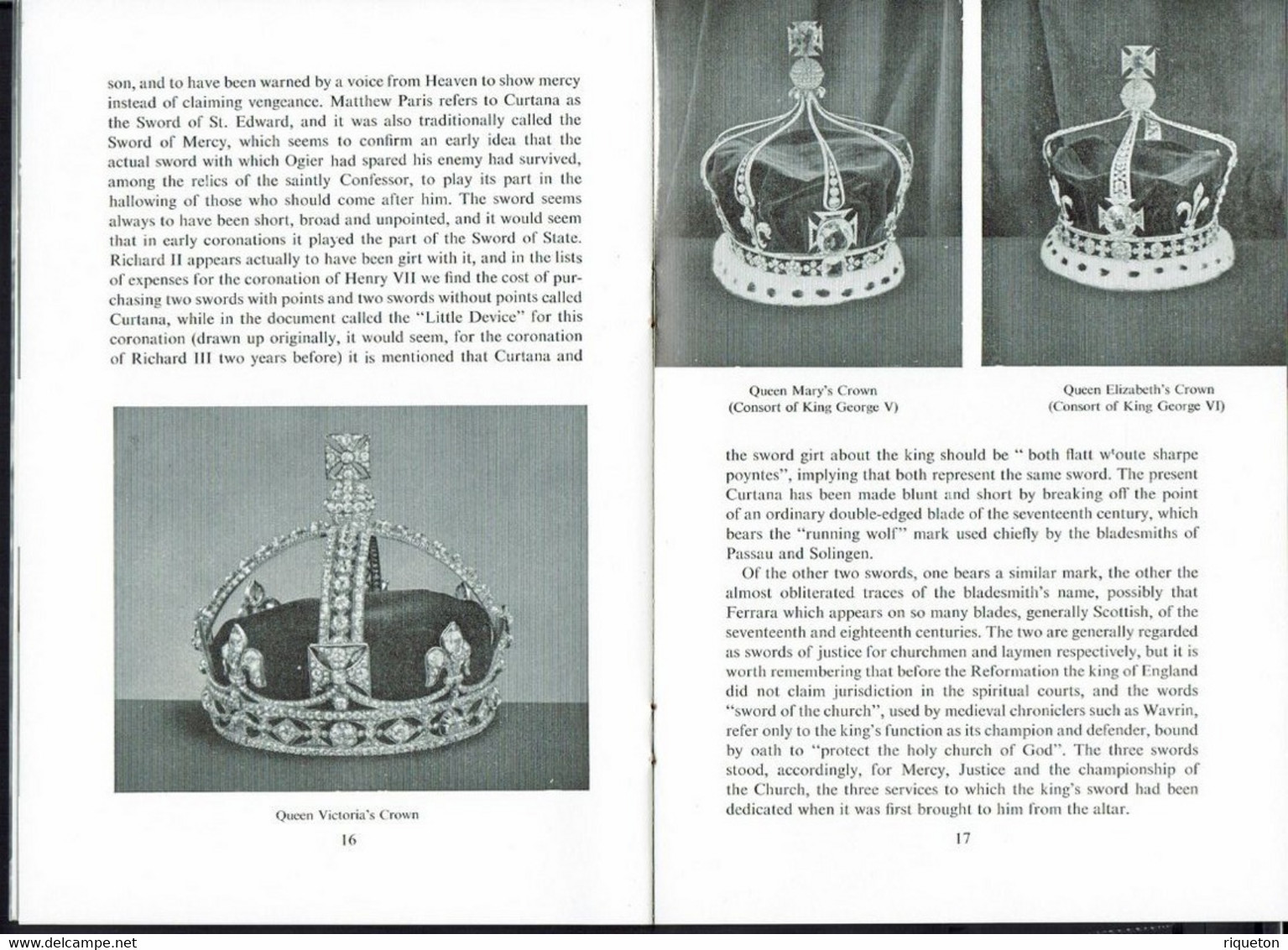 The Crown Jewels - Ministry of Works Official Guide - Livret 135 X 195 - B/TB -
