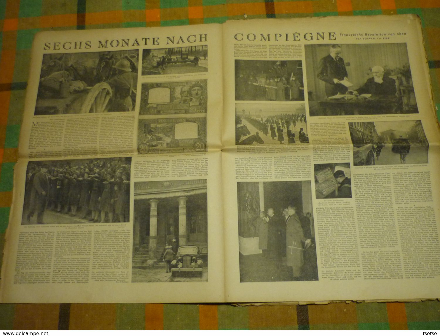 Journal De Propagante Allemand DAS REICH édité Par Le Parti National-socialiste - Janvier 1941  N° 1 - Duits