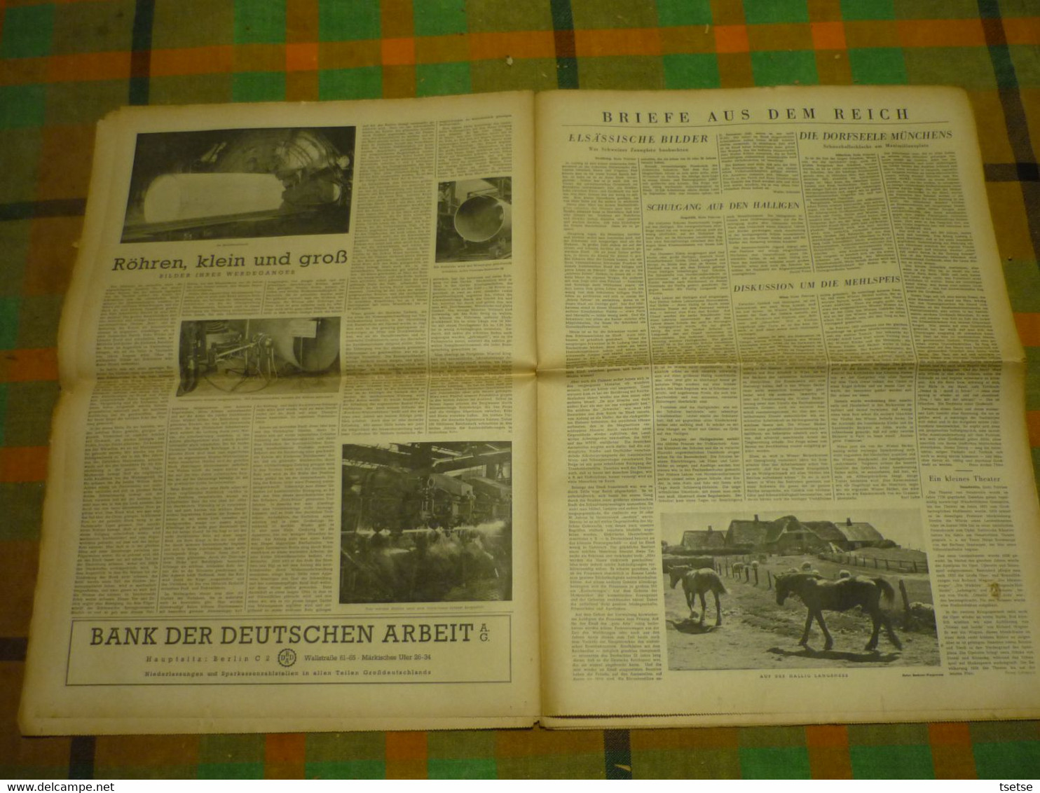 Journal De Propagante Allemand DAS REICH édité Par Le Parti National-socialiste - Mars 1941  N° 9 - Alemán