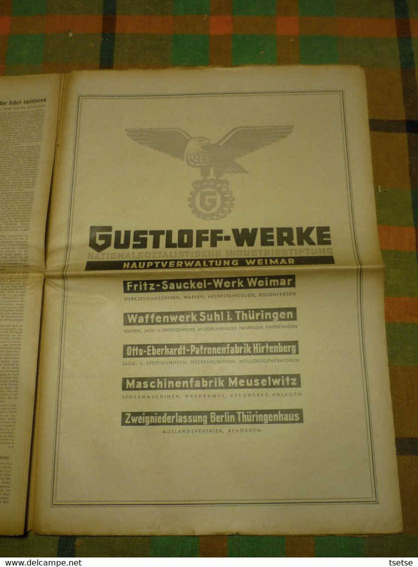 Journal De Propagante Allemand DAS REICH édité Par Le Parti National-socialiste / Hitler - Février 1941  N° 5 - Allemand