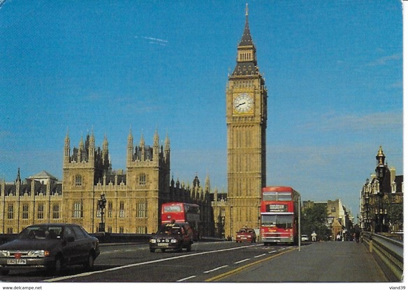 Londres - London - Westminster Bridge Ans Houses Of Parliament - Houses Of Parliament