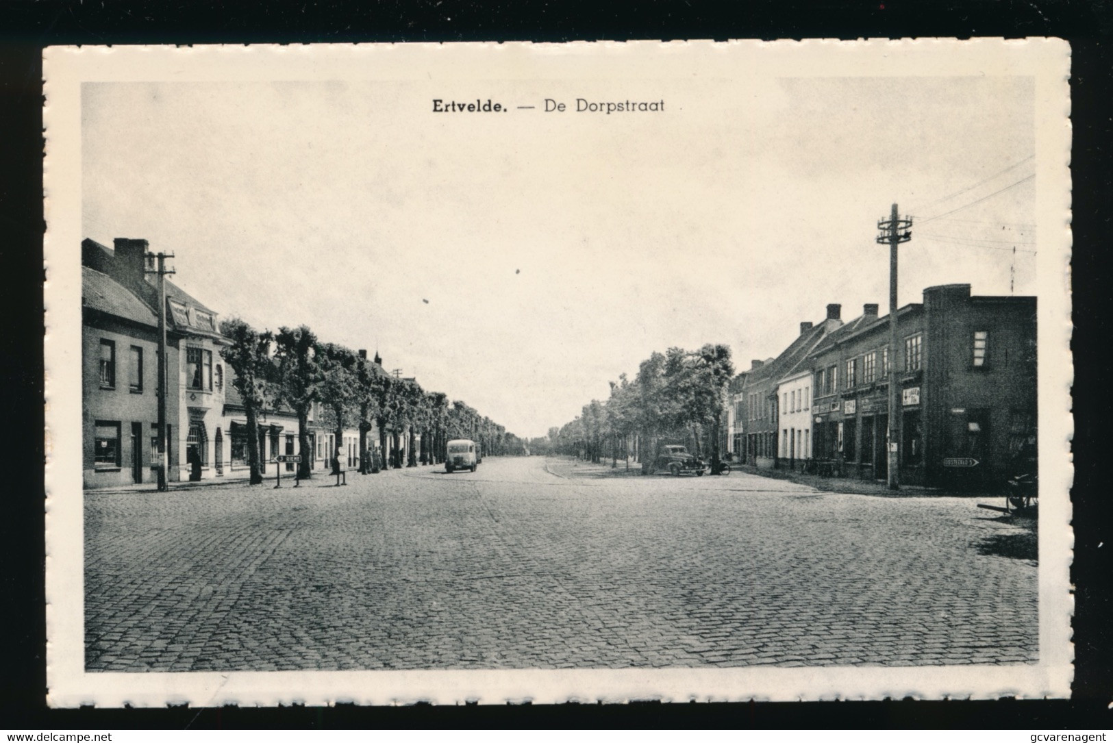 DE DORPSTRAAT    2  SCANS - Evergem