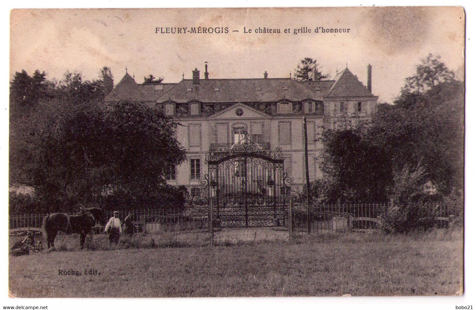 9285 - Fleury-Mérogis ( 91 ) - Le Chateau Et Grille D'honneur - Roche éd. - - Fleury Merogis