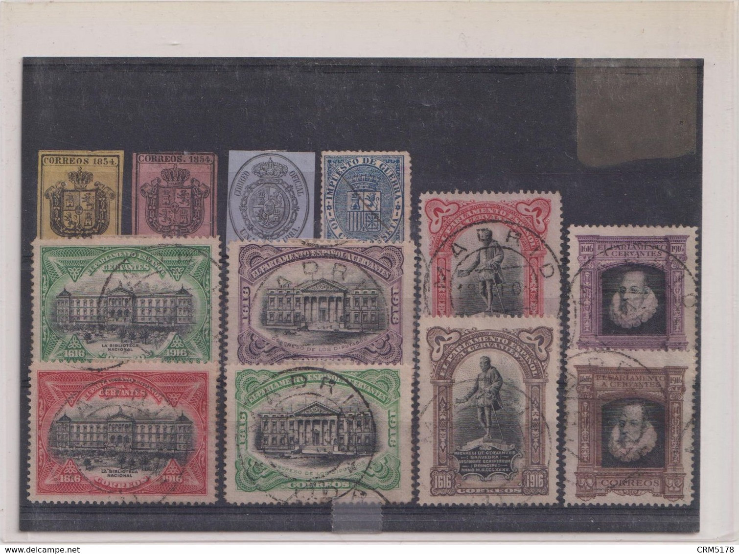 ESPAGNE-SERVICE-LOT TP N°1-2-8-  NSG- N° 11/19 OB- DE B à TB  1854 - Servizi