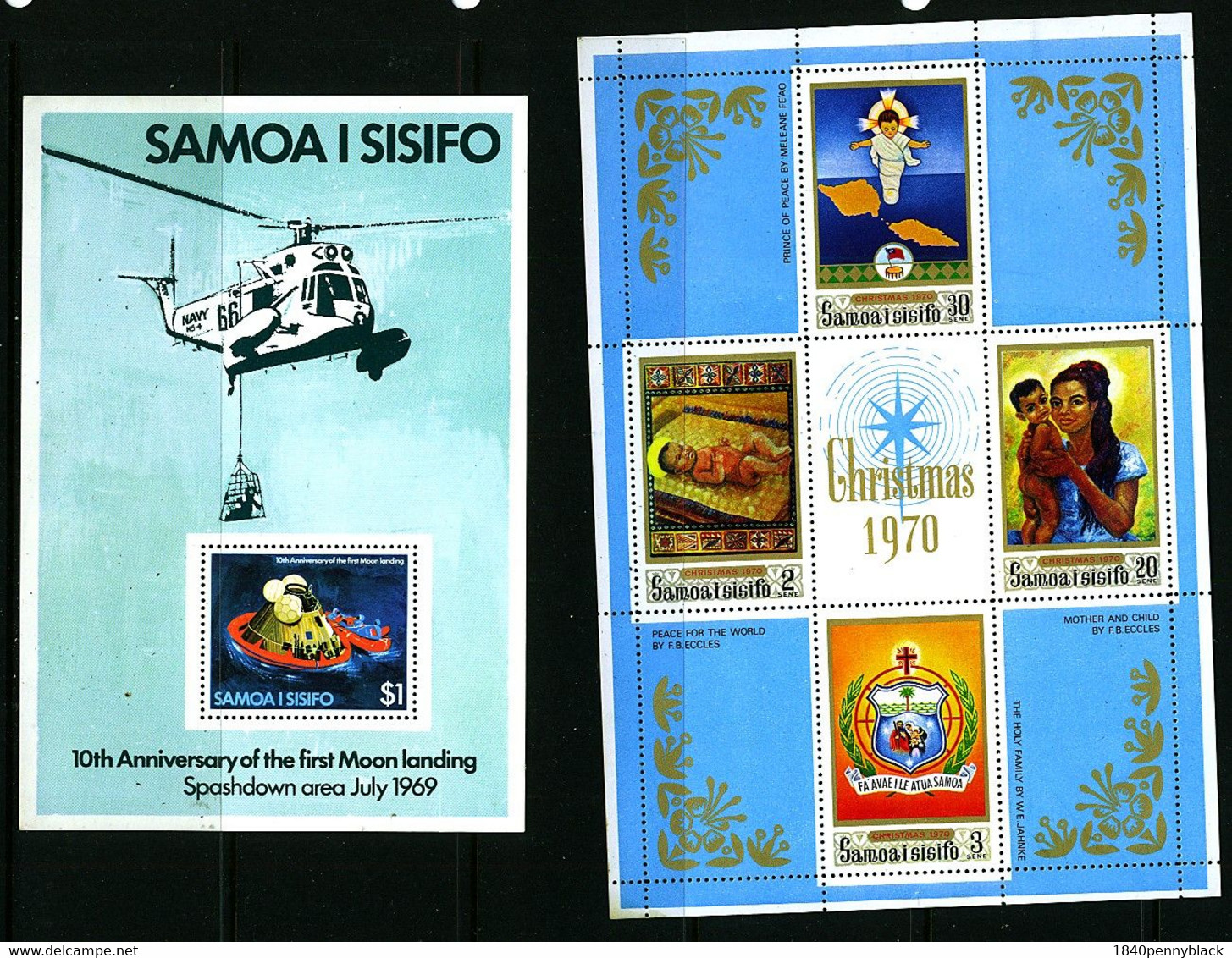 SAMOA1970-9 10 Miniature Sheets MNH Unmounted Mint - Samoa